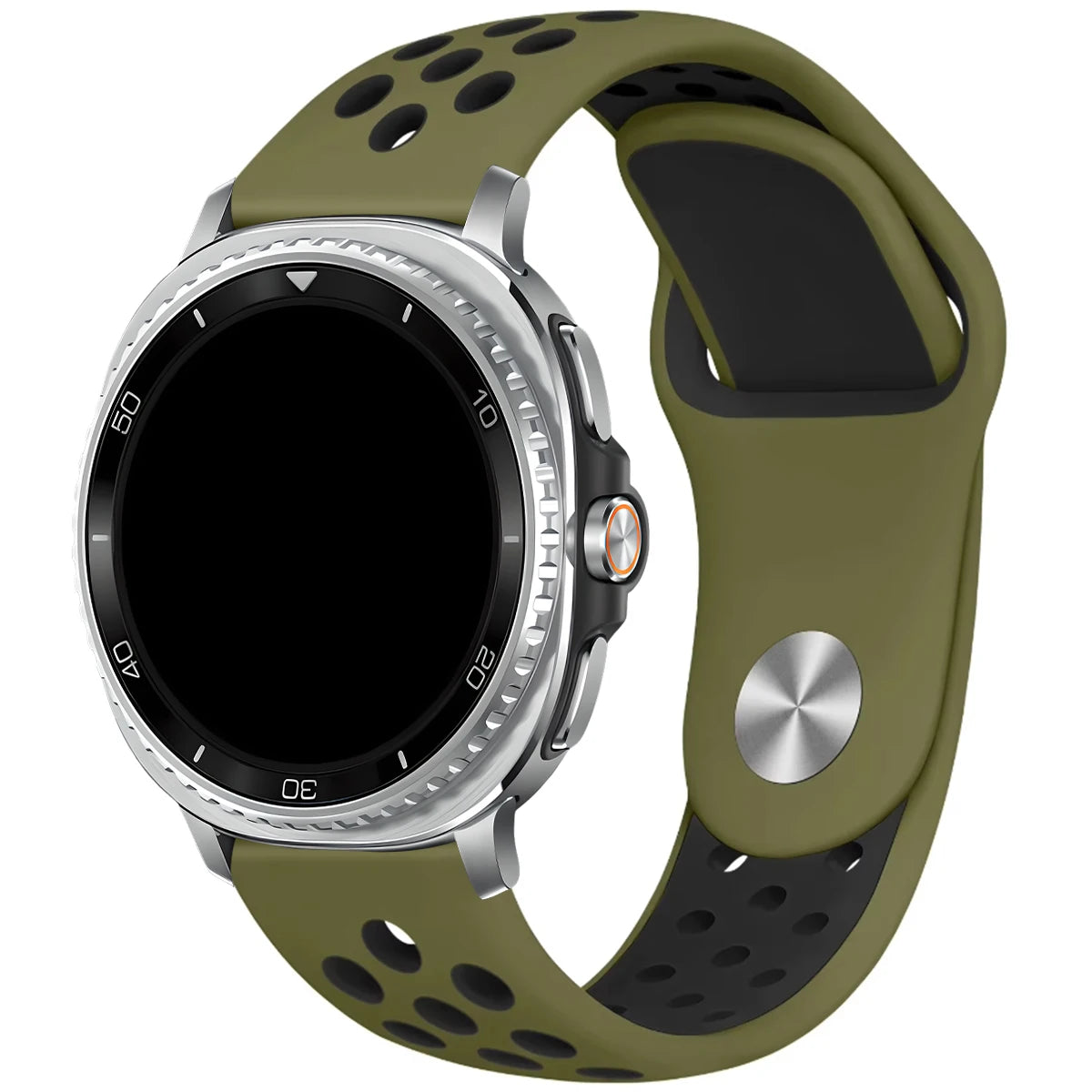 Dual Color Soft Silicone Sport Band for Samsung Galaxy Watch 8 & Galaxy Watch 8 Classic