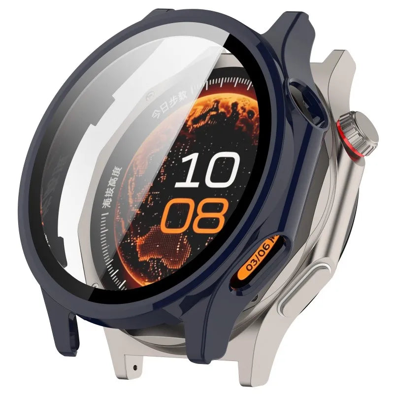 OnePlus Watch 4 Protective Case with Integrated Tempered Glass Shield