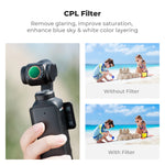 K&F Concept 2-in-1 Adjustable Sports Camera Filter Set for DJI Osmo Pocket 3