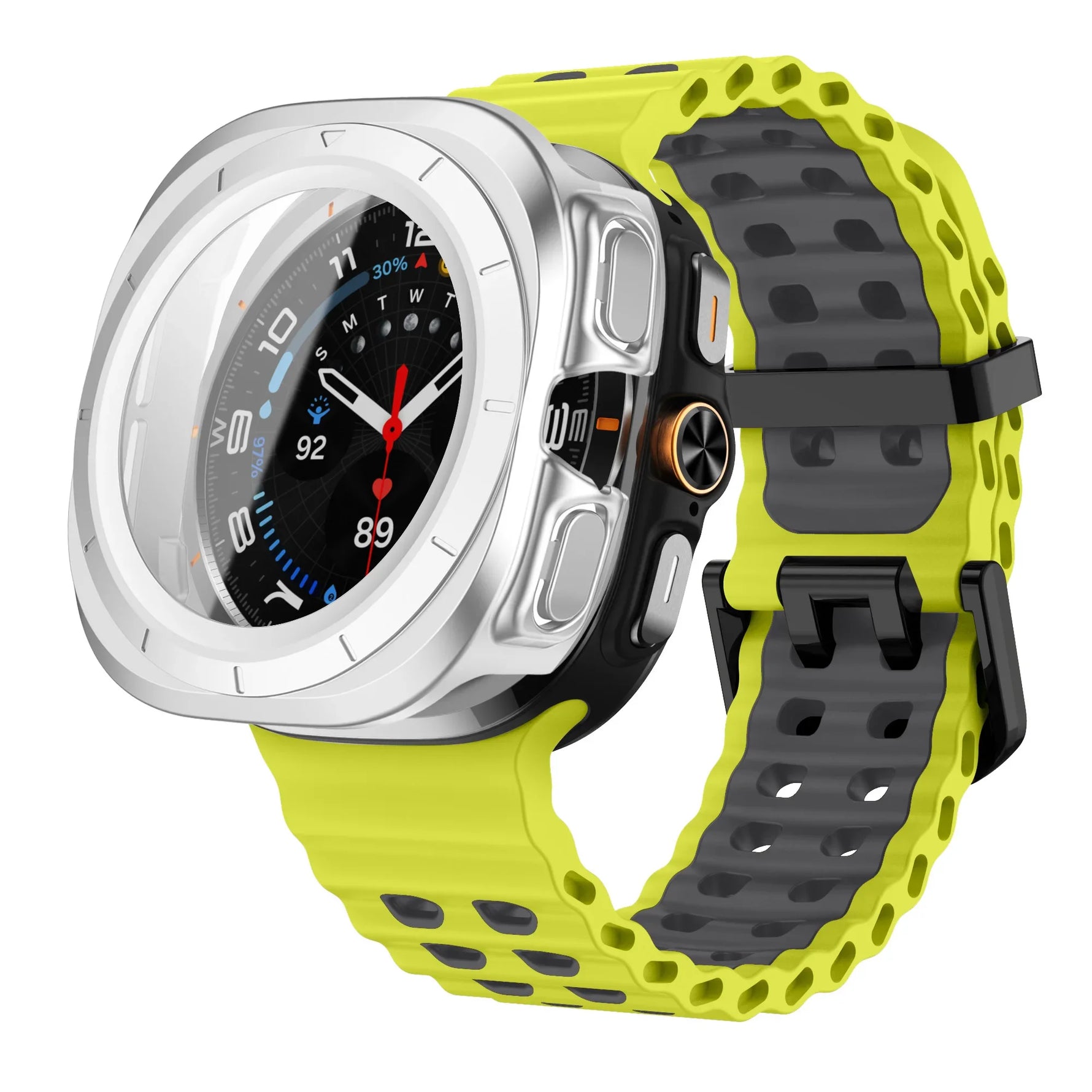 Silicone Strap & Protection Set for Samsung Galaxy Watch Ultra and Samsung Galaxy Watch Ultra (2025)
