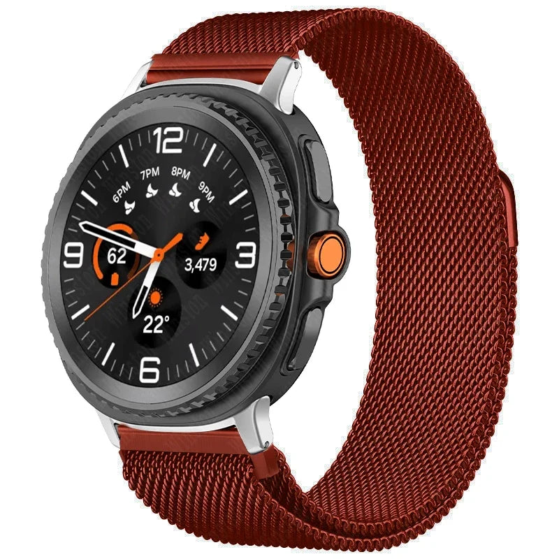Stainless Steel Milanese Loop Strap for Samsung Galaxy Watch 8 & Galaxy Watch 8 Classic
