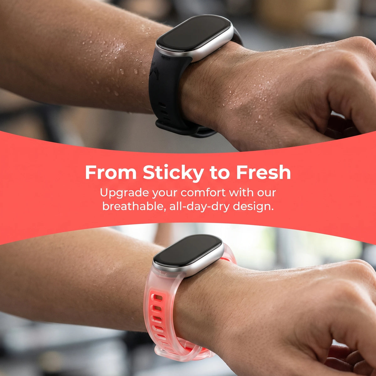 Translucent Jelly TPU Sport Strap for Xiaomi Smart Band 11