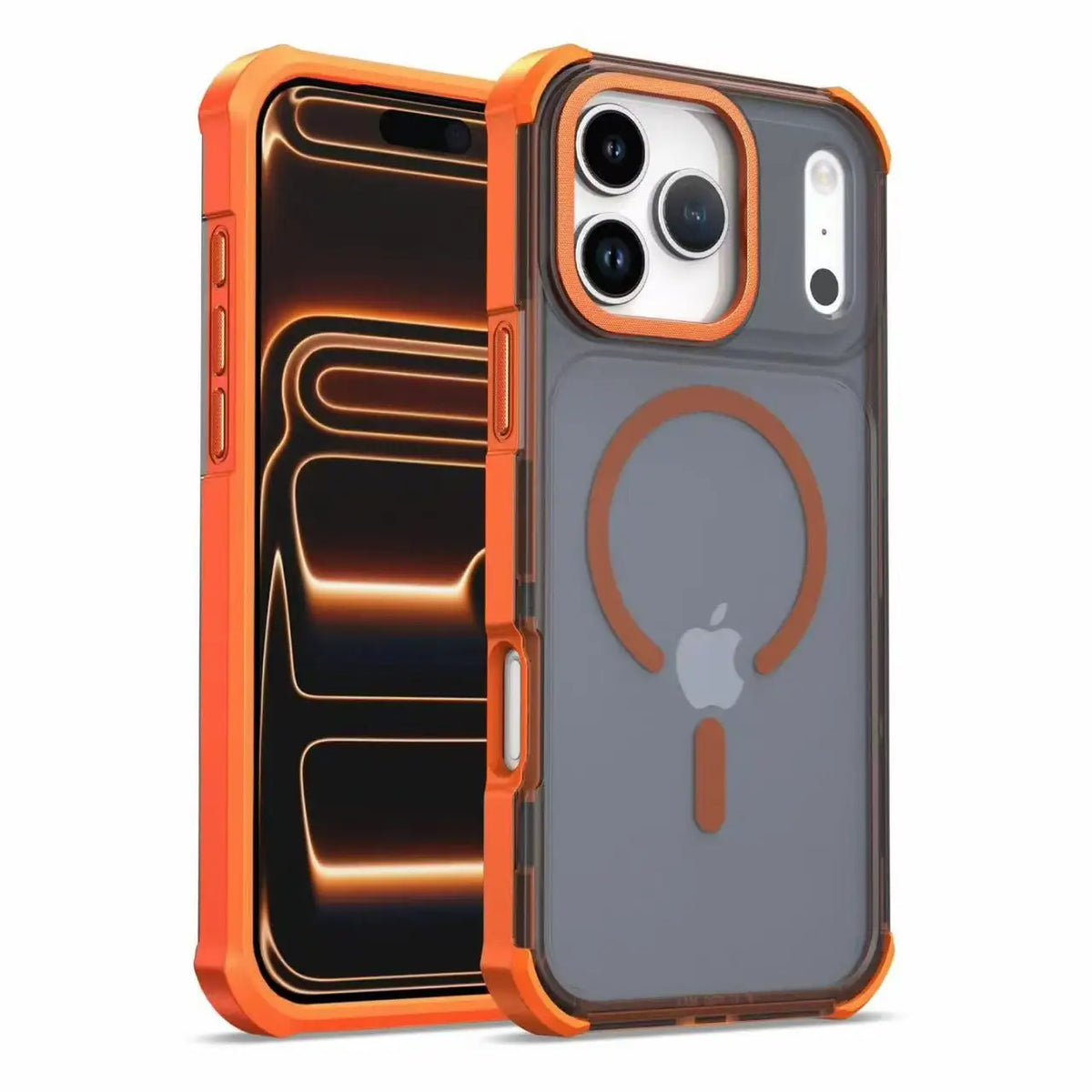 Matte Translucent Shockproof Case with Reinforced Corner Protection for iPhone 18 Series