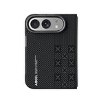 Carbon Fiber Textured Camera Protection Case for iPhone Duo
