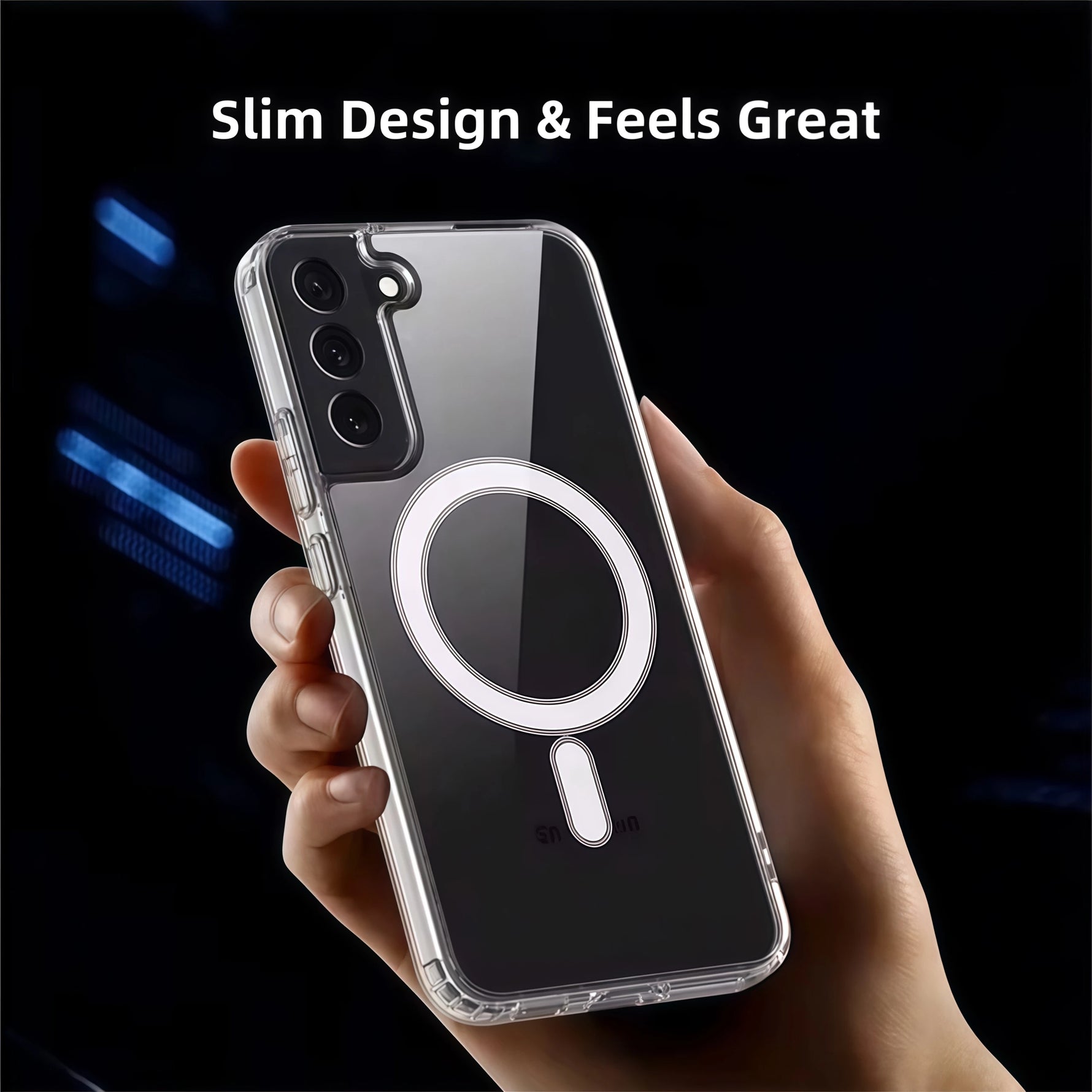 Armor-Style Transparent Protective Magnetic Case for Samsung Galaxy S26 Series
