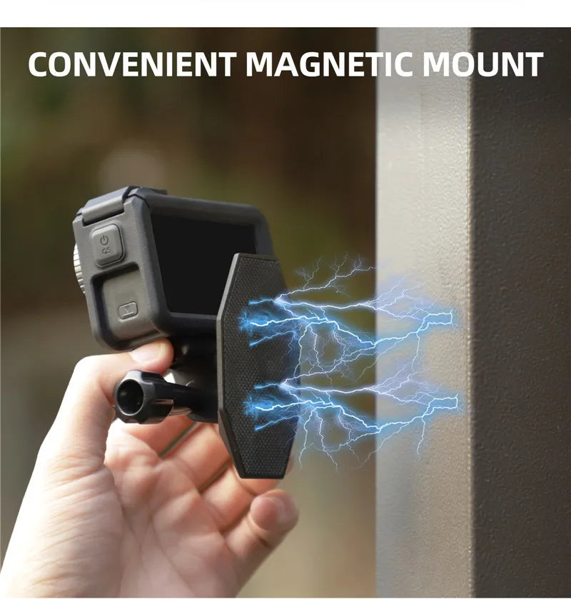 Magnetic Mount for Car & Motorcycle Support for Action Cameras