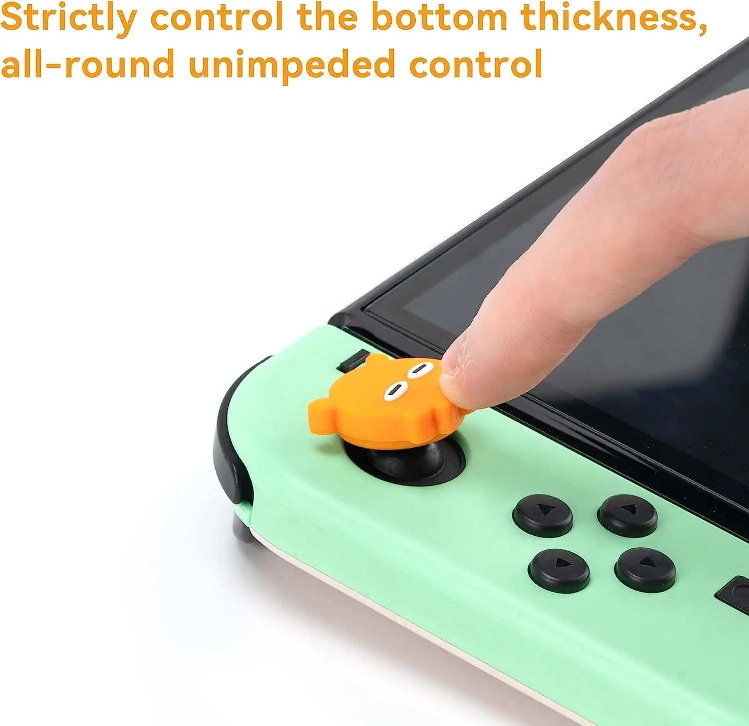 Cute Sleepy Octopus Silicone Joystick Caps for Nintendo Switch