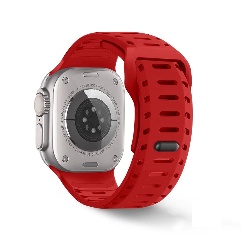Premium Silicone Breathable Band for Apple Watch