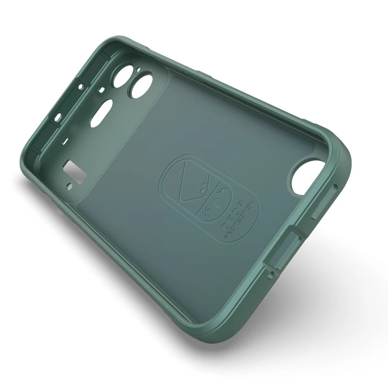 Shockproof Soft Silicone Bumper Case with Foldable Kickstand for Nothing Phone (4b)