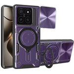 Xiaomi 14T Series Shockproof Armor Case with Slide Camera Lens & Ring Stand