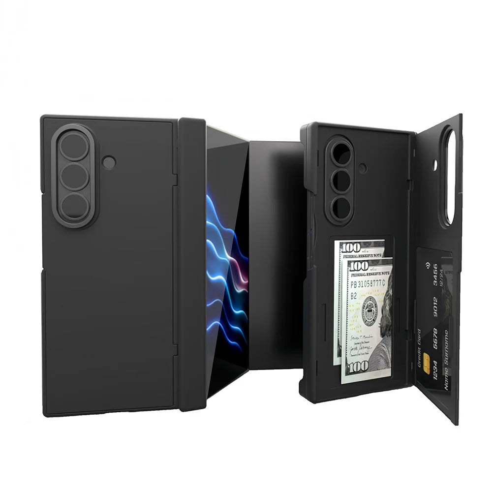 Samsung Galaxy Z TriFold Hard Plastic Case With Stand and Card Slots