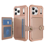 Premium Hard Leather Wallet Case for iPhone 17 Series