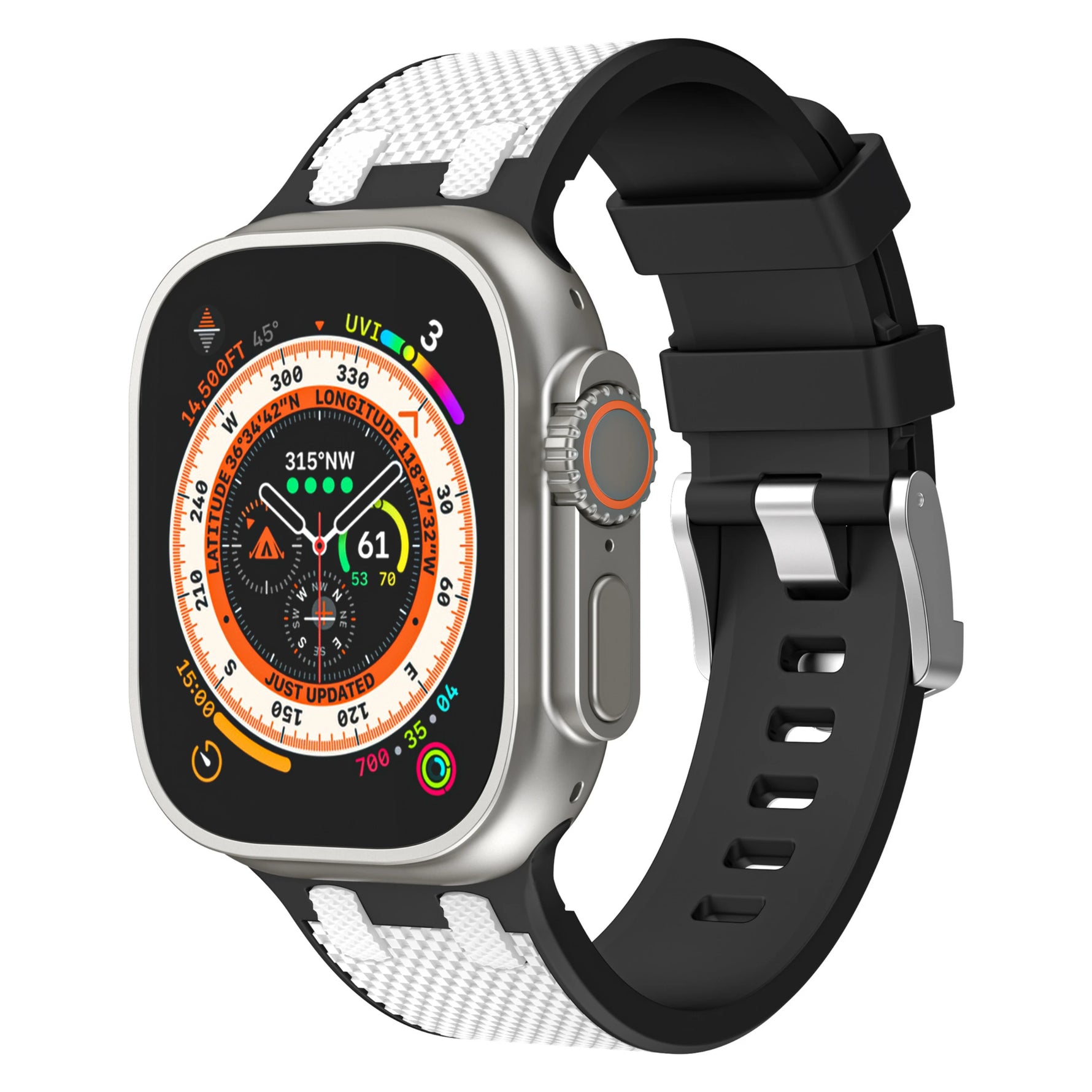 Two-Tone Silicone Sport Band for Apple Watch