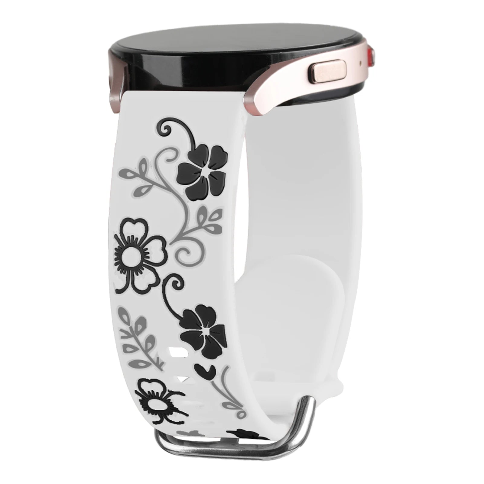 Comfortable Engraved Silicone Sport Strap for Samsung Galaxy Watch 6 / Galaxy Watch 6 Classic