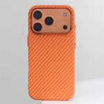 Carbon Fiber Texture MagSafe Case with Metal Camera Frame for iPhone 17 Pro & Pro Max