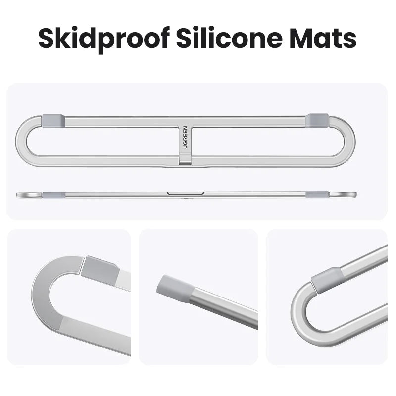 Foldable Aluminum Vertical Laptop Stand