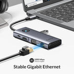 ORICO 8-in-1 USB-C Hub Adapter