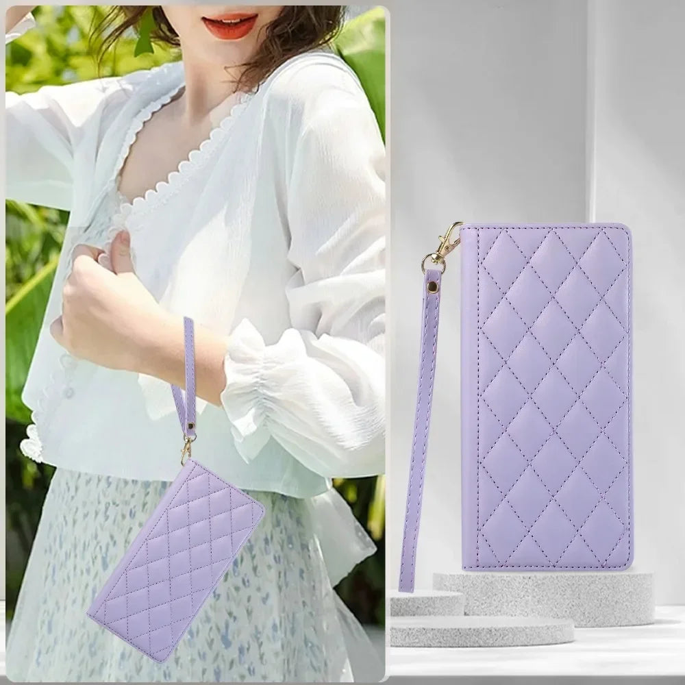 Protective Leather Wallet Case for iPhone 15 Series