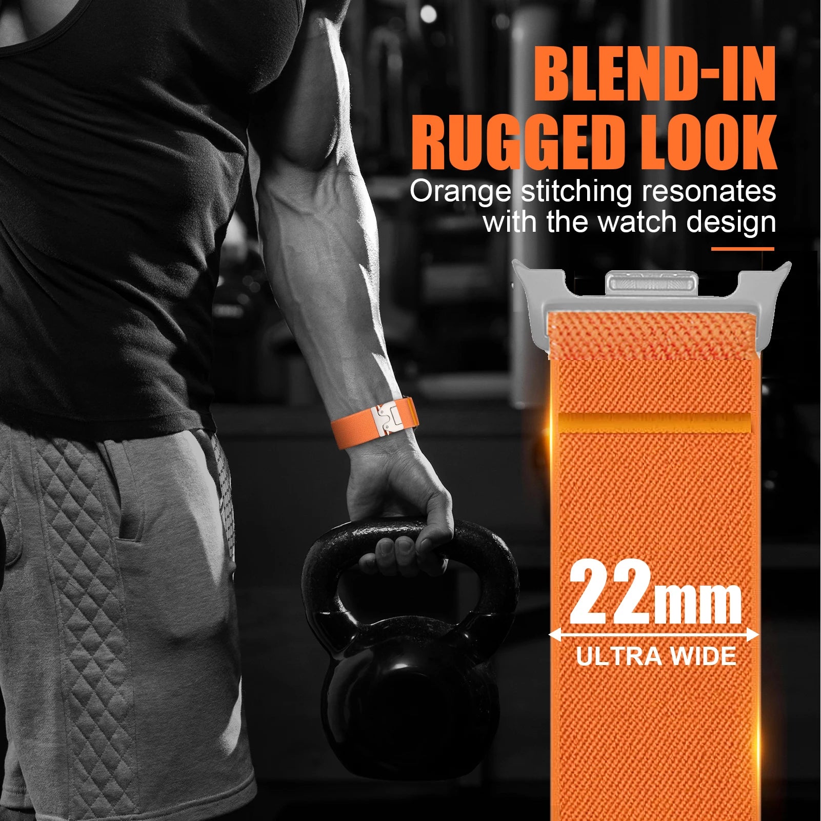 Durable Nylon Sport Band for Samsung Galaxy Watch 8 & Galaxy Watch 8 Classic