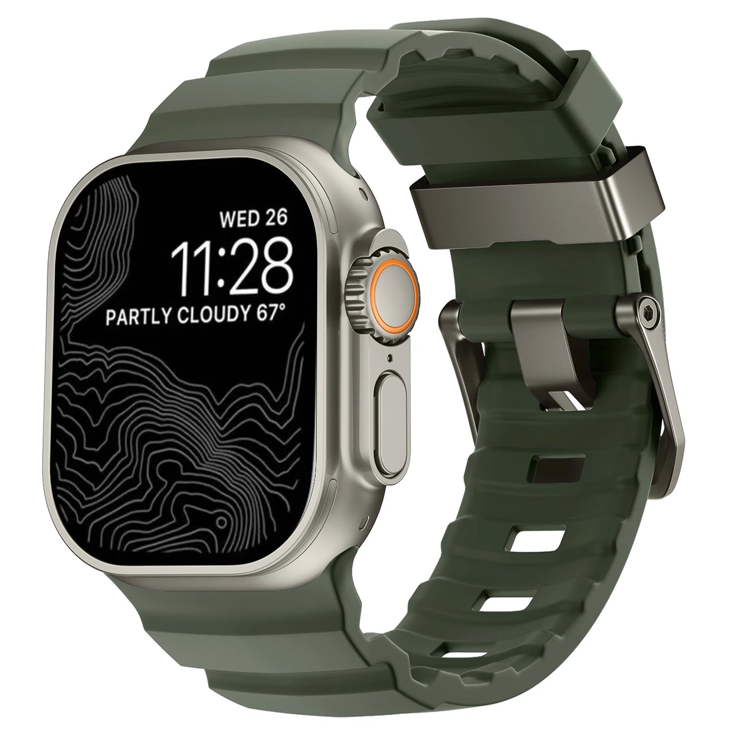 High-End Trail Silicone Strap for Apple Watch