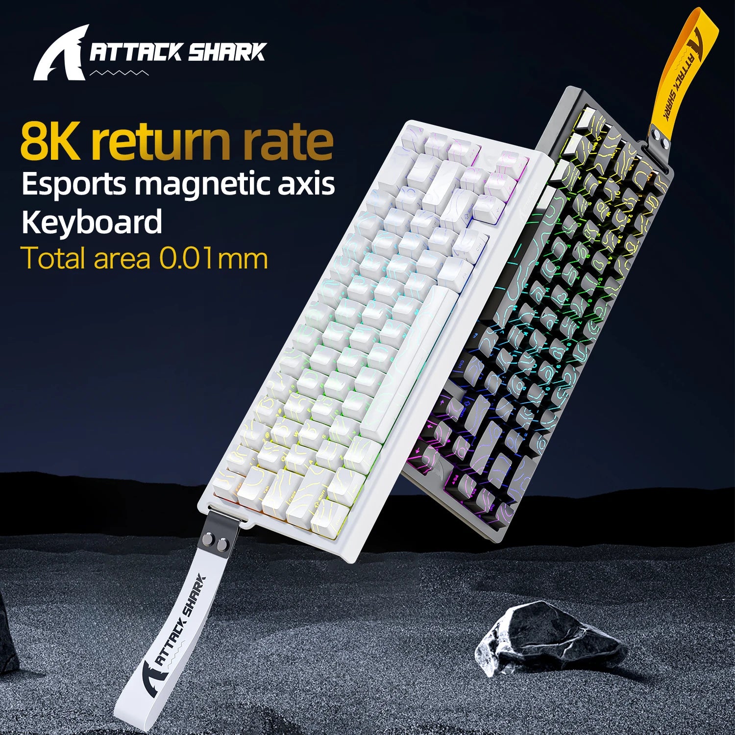 ATTACK SHARK X68HE Pro Gaming Magnetic Keyboard