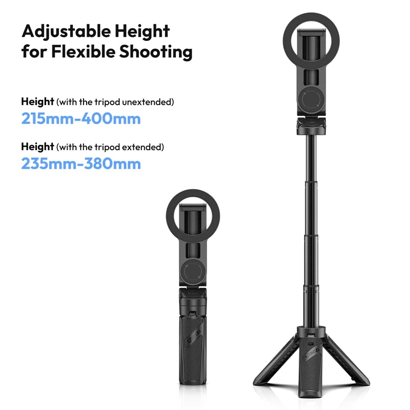Ulanzi JJ03 Magnetic Tripod & Selfie Stick with Wireless Remote