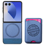 Samsung Galaxy Z Flip 7 Cowboy Style Magnetic Wallet Case with Detachable Bag