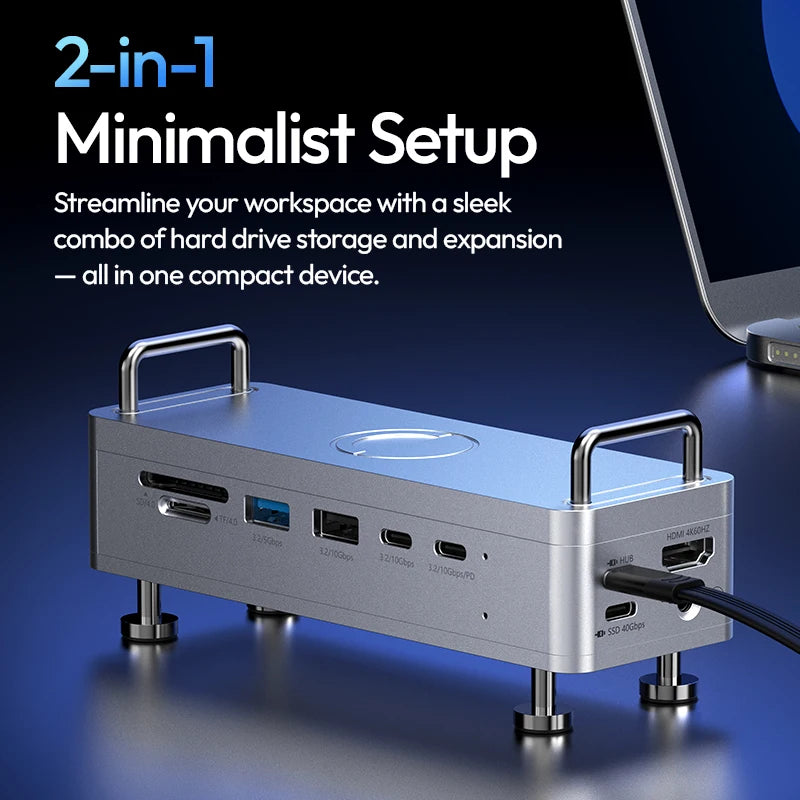 Ulanzi QT03 High-Speed Docking Station with SSD Enclosure