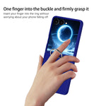 Shockproof Flip Case with Metal Ring for Samsung Galaxy Z Flip 8