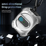 Secure Lock Carbon Fiber Hard Shell Case for AirPods Pro