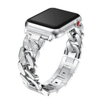 Fashion Sparkling Stone Metal Replacement Band for Apple Watch