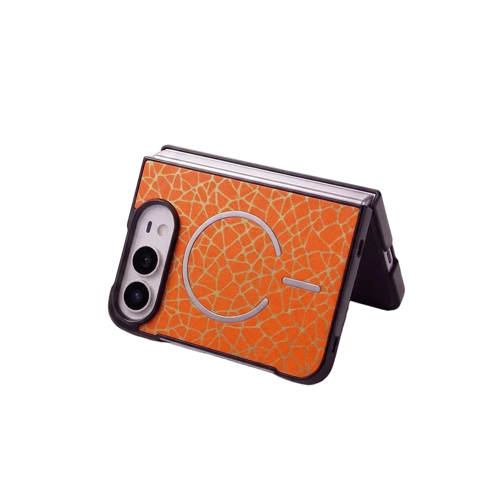 Shockproof Hinge Protection Case with MagSafe Ring for iPhone Duo