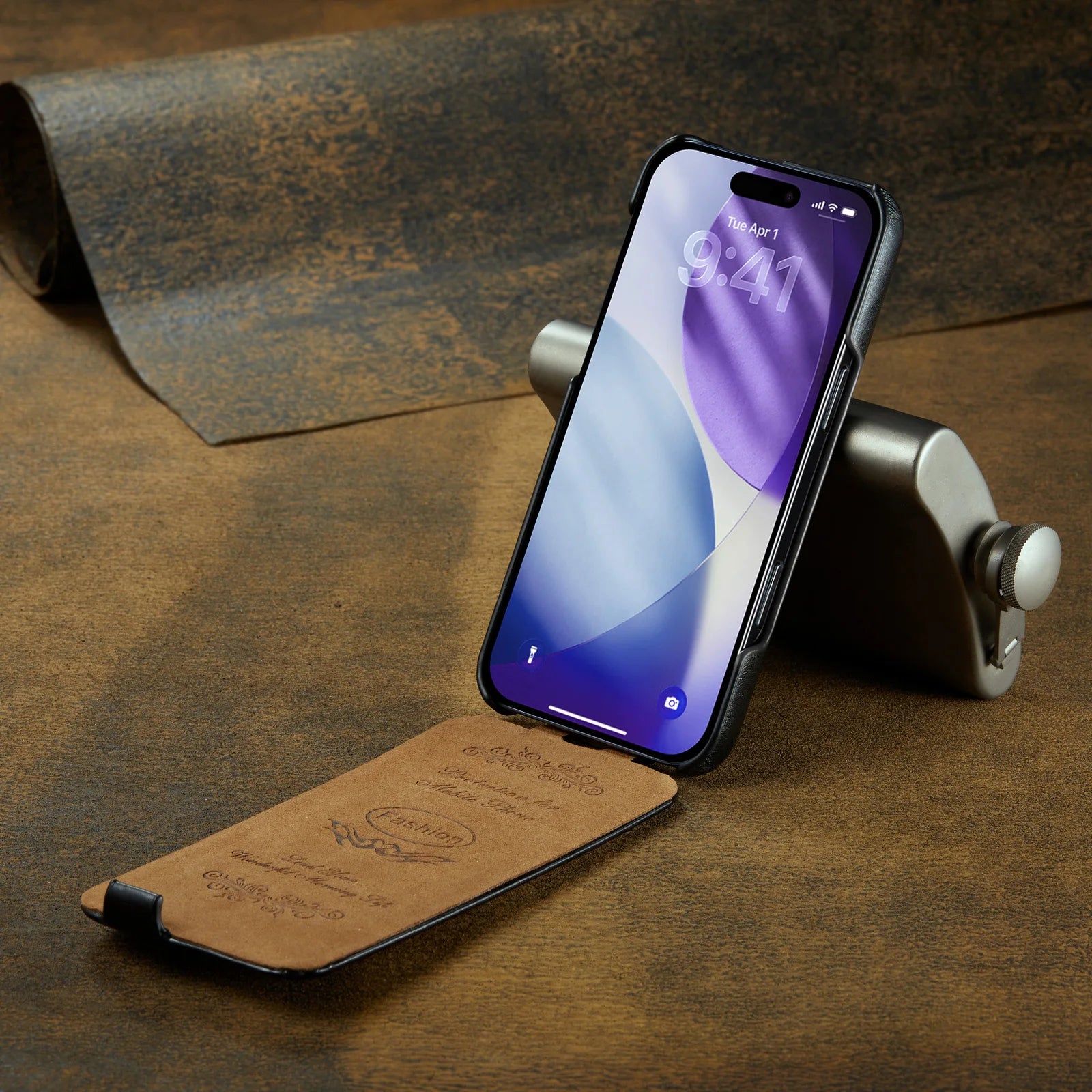Shockproof Retro Leather Vertical Flip Case for iPhone 17 Series