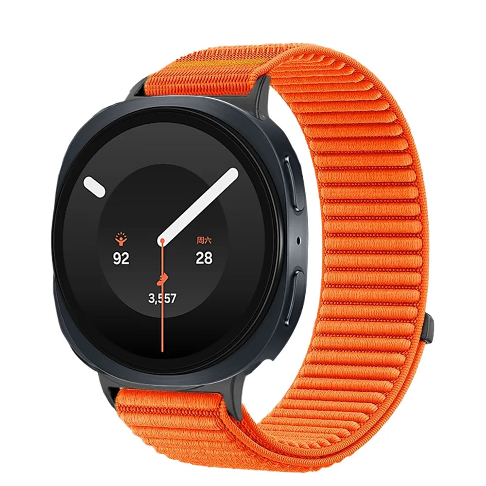 Breathable Braided Nylon Watch Band with Velcro Closure for Samsung Galaxy Watch 9