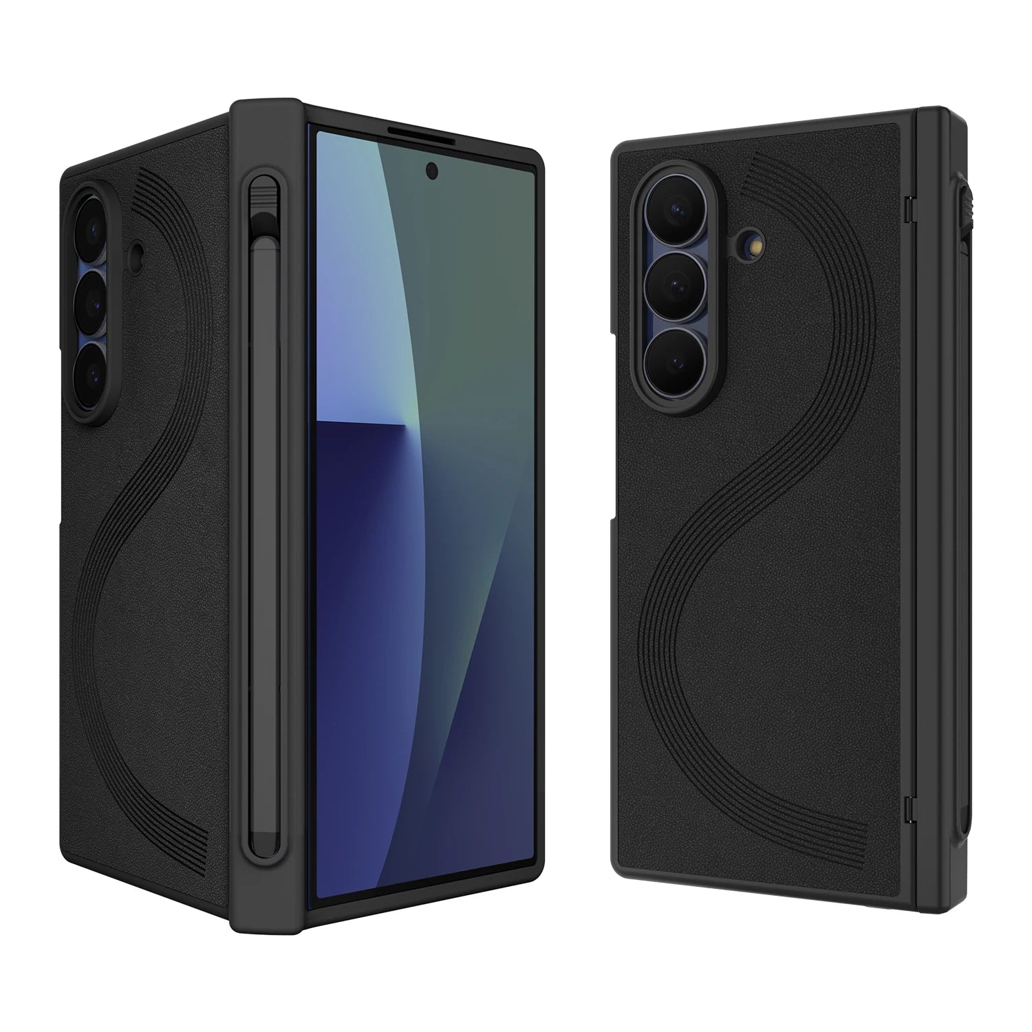Samsung Galaxy Z Fold 6 Shockproof Case with Soft Interior and Pen Slot