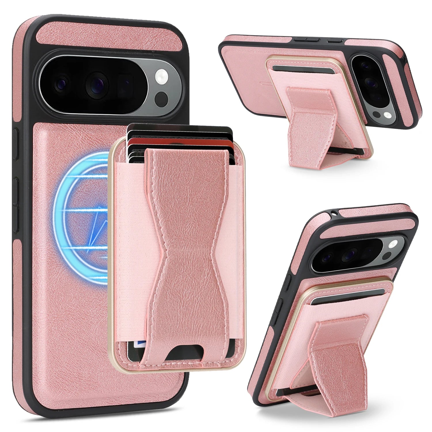 2-in-1 Magnetic Detachable Wallet Case for Google Pixel 9 Series