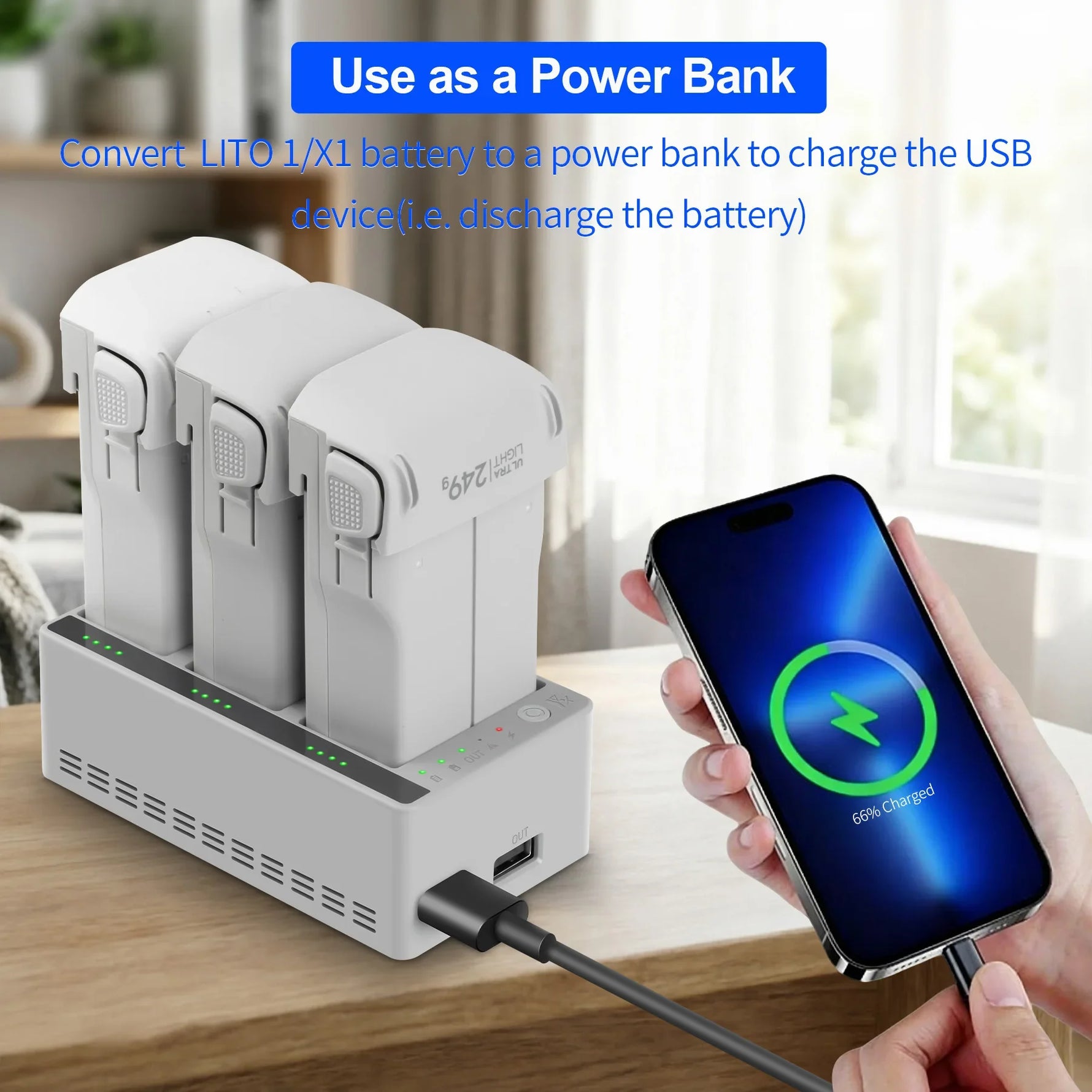 DJI Lito X1 3-Battery Charging Hub