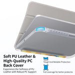 Frosted Transparent Smart Cover Case for iPad (11th Generation)