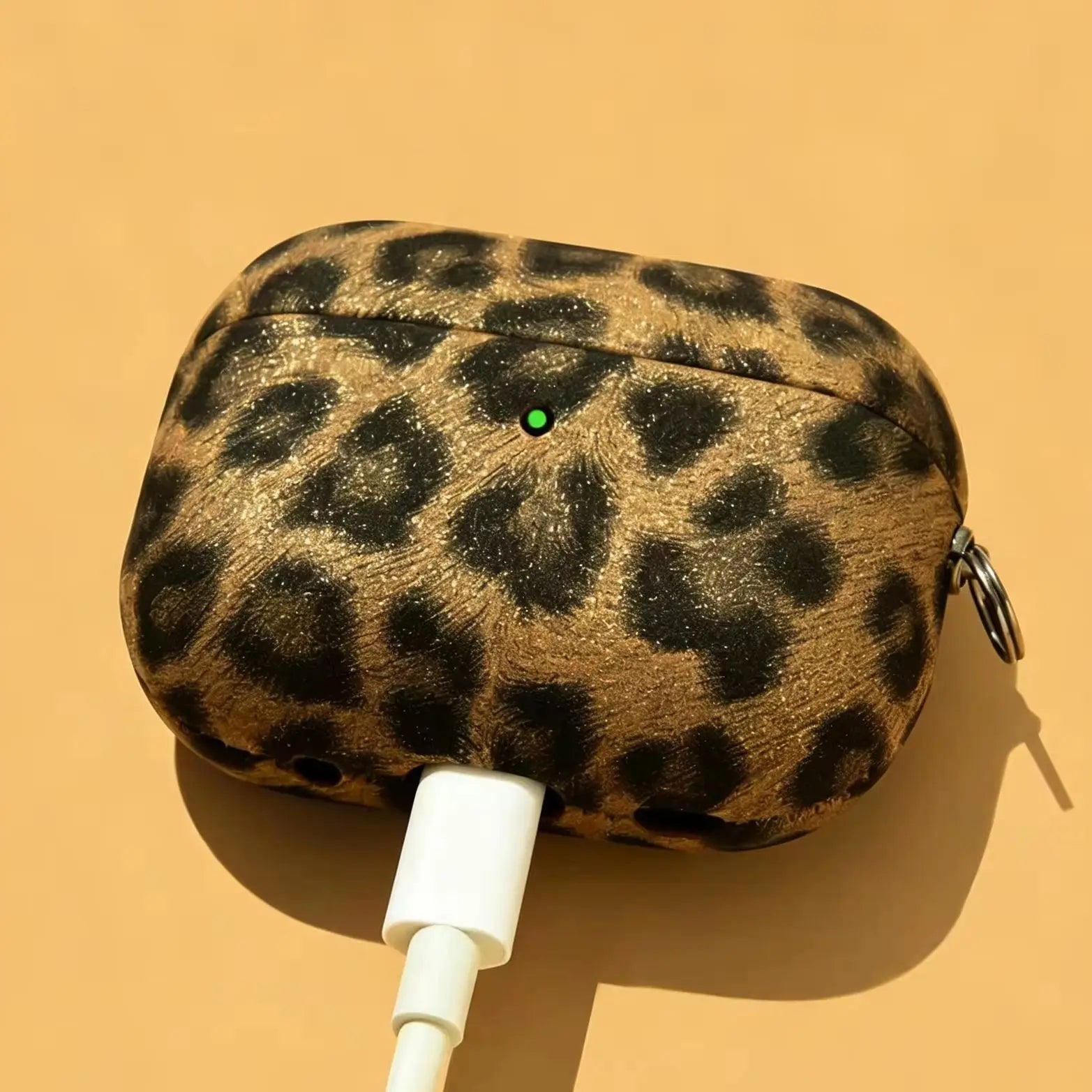 Premium Leopard Print Protective Case for AirPods Pro 3