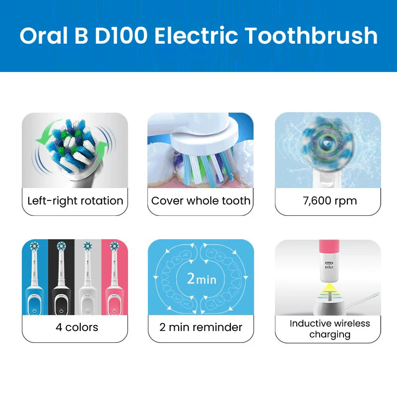Oral-B D100 Deep Clean Electric Toothbrush