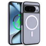 Carbon Fiber Magnetic Leather Case for Google Pixel 9 Series