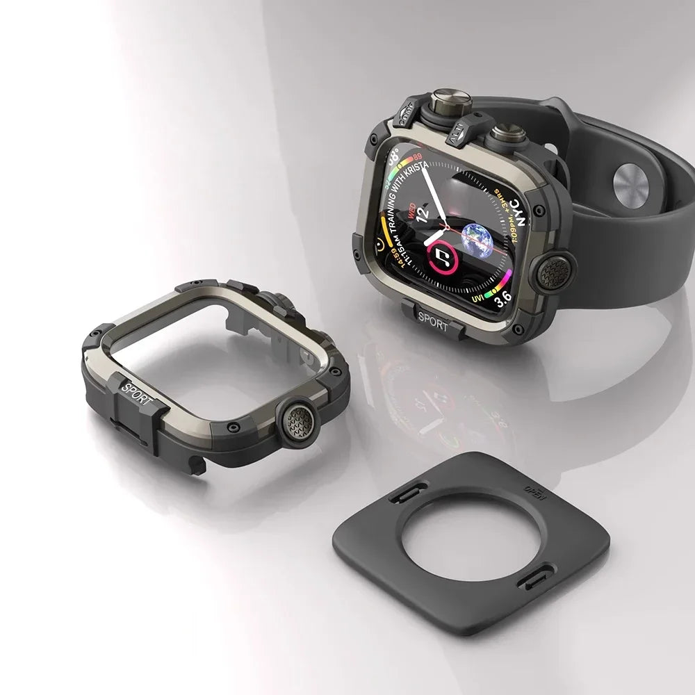 Premium Metal Case with Full Screen Protection for Apple Watch