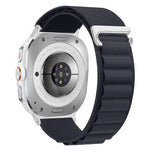 Breathable Nylon Weave Watch Band with Metal C-Hook Closure for Samsung Galaxy Watch Ultra 2
