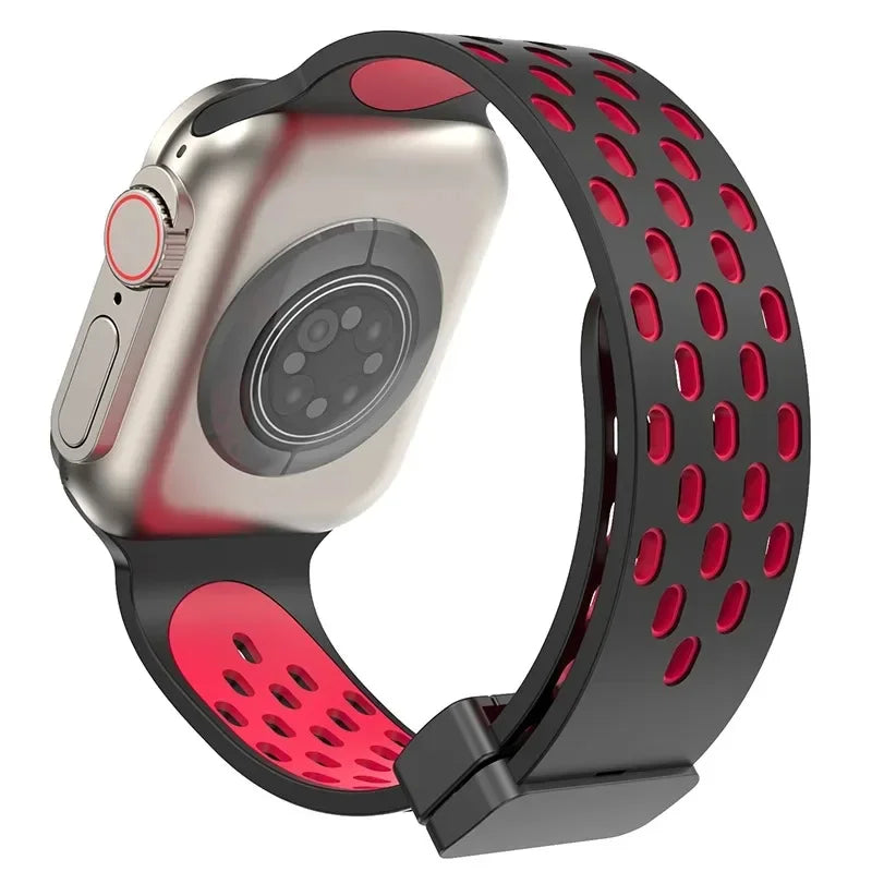 Flexible Silicone Magnetic Strap for Apple Watch