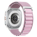 Breathable Nylon Weave Watch Band with Metal C-Hook Closure for Samsung Galaxy Watch Ultra 2