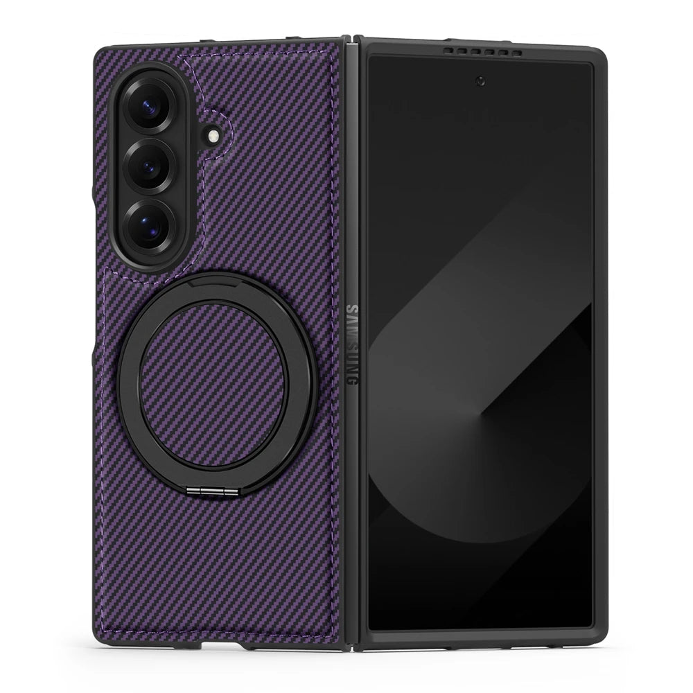 Samsung Galaxy Z Fold 7 Protective Magnetic Case with Ring Holder
