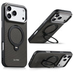 Premium Cooling MagSafe Case with 360° Rotating Metal Ring Holder for iPhone 17 Series