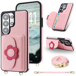 Crossbody Wallet Case with Card and Cash Slots for Samsung Galaxy S26 Series