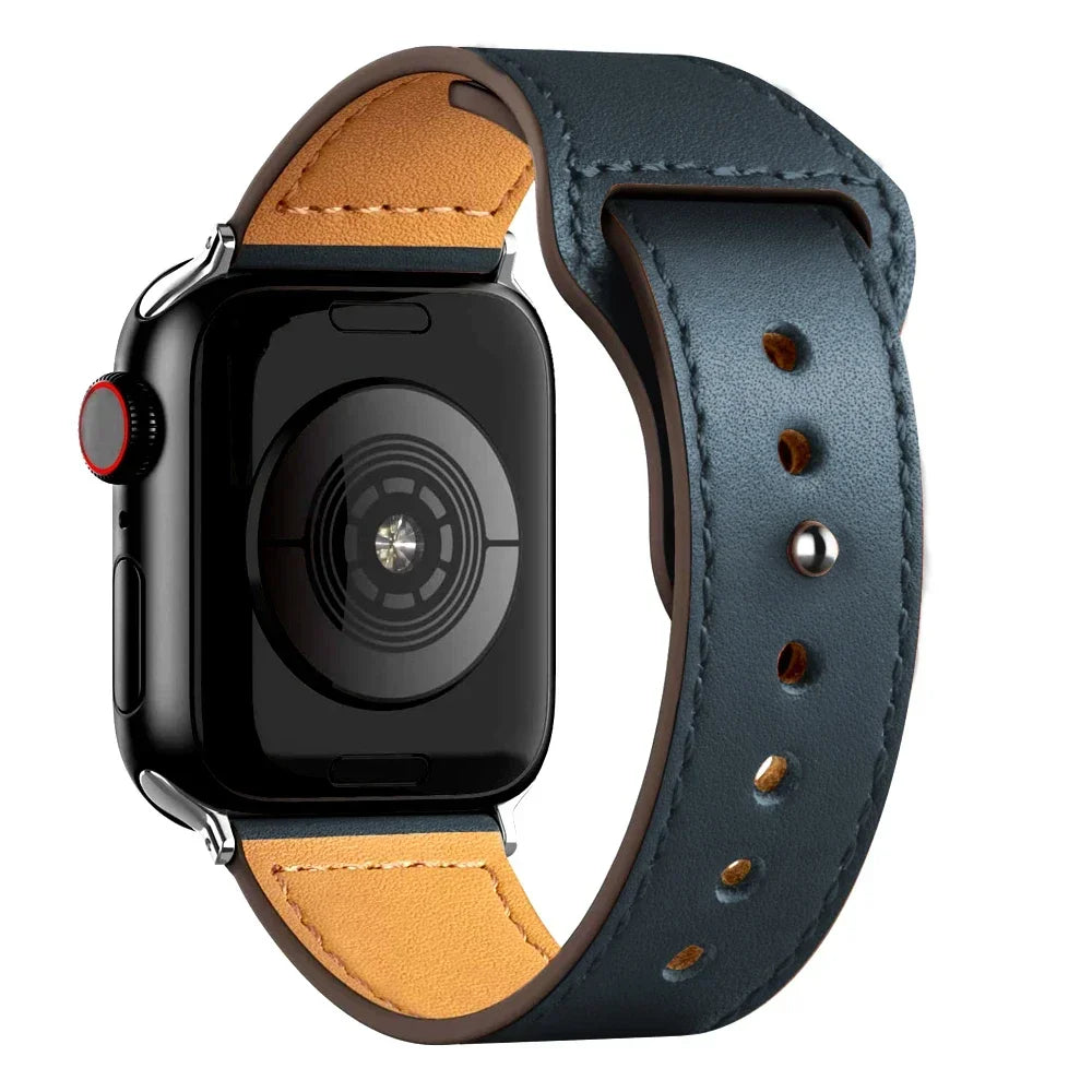 Luxury Genuine Leather Strap for Apple Watch