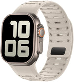 Breathable Magnetic Silicone Strap for Apple Watch